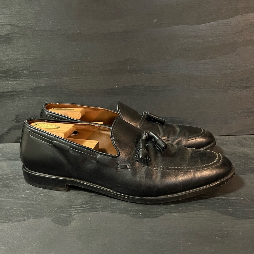 Allen Edmonds Grayson Men’s Size 13 Loafer Black Tassel Slip On Dress Shoe